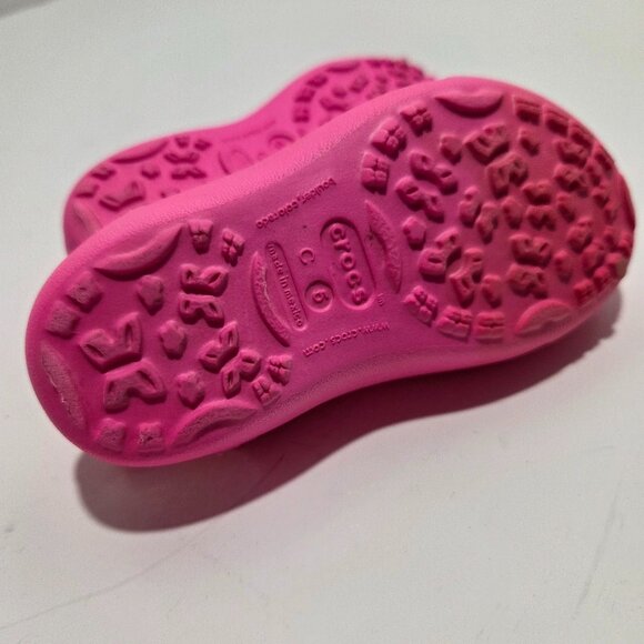 Bright Pink Gabby Infant Crocs - Picture 3 of 7